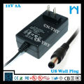 Enchufe del ul del enchufe 12V2a 24w ADAPTADOR de la CC de la CA con el CE FCC UL / CSA SAA GS